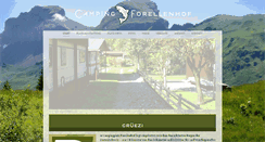 Desktop Screenshot of camping-forellenhof.ch